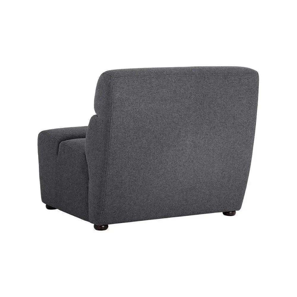 Cornell Fabric Modular Armless Chair-Modular Sofas-SUNPAN-LOOMLAN