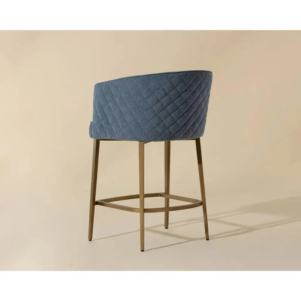 Cornella Fabric Counter Stool - LOOMLAN - SUNPAN - Counter Stools