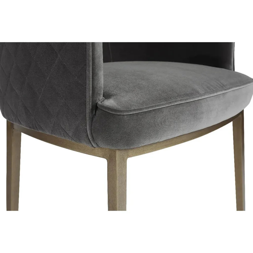 Cornella Fabric Dining Armchair - LOOMLAN - SUNPAN - Dining Chairs