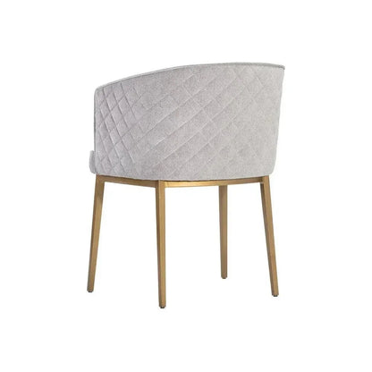 Cornella Fabric Dining Armchair - LOOMLAN - SUNPAN - Dining Chairs