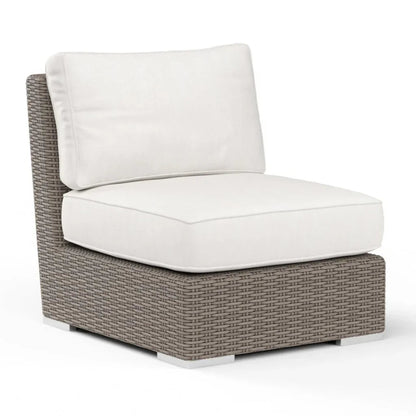 Coronado Sunbrella Outdoor Club Chair-Outdoor Accent Chairs-Sunset West-Canvas Flax-LOOMLAN