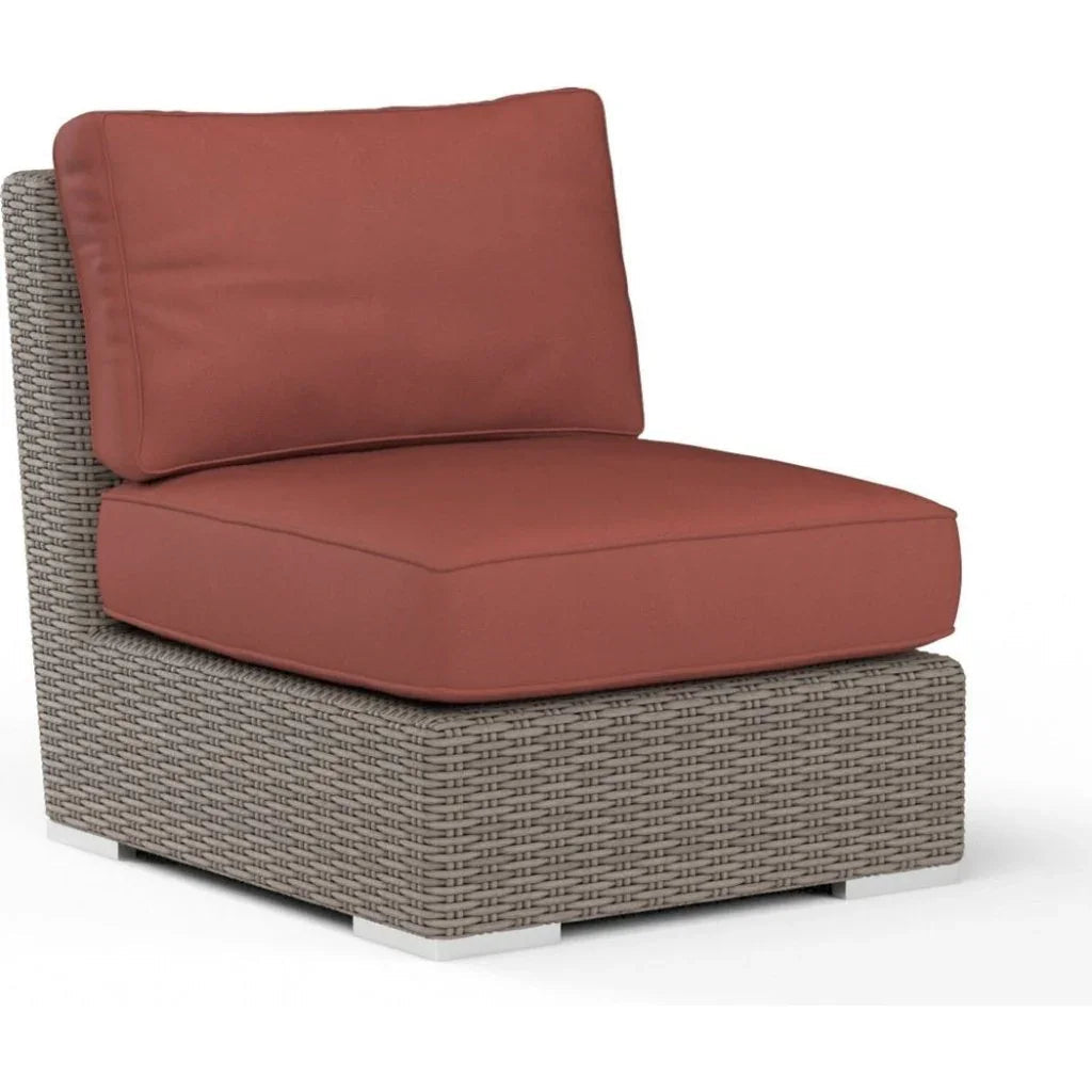 Coronado Sunbrella Outdoor Club Chair-Outdoor Accent Chairs-Sunset West-Canvas Henna-LOOMLAN