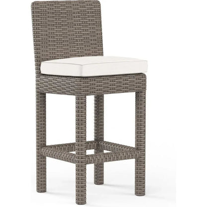 Coronado Sunbrella Outdoor Counter Stool-Outdoor Counter Stools-Sunset West-Canvas Natural-LOOMLAN