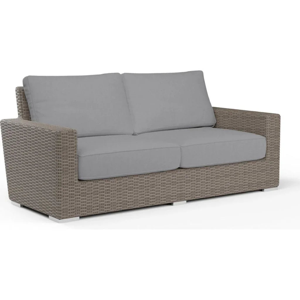 Coronado Sunbrella Outdoor Loveseat - LOOMLAN - Sunset West - Outdoor Sofas & Loveseats