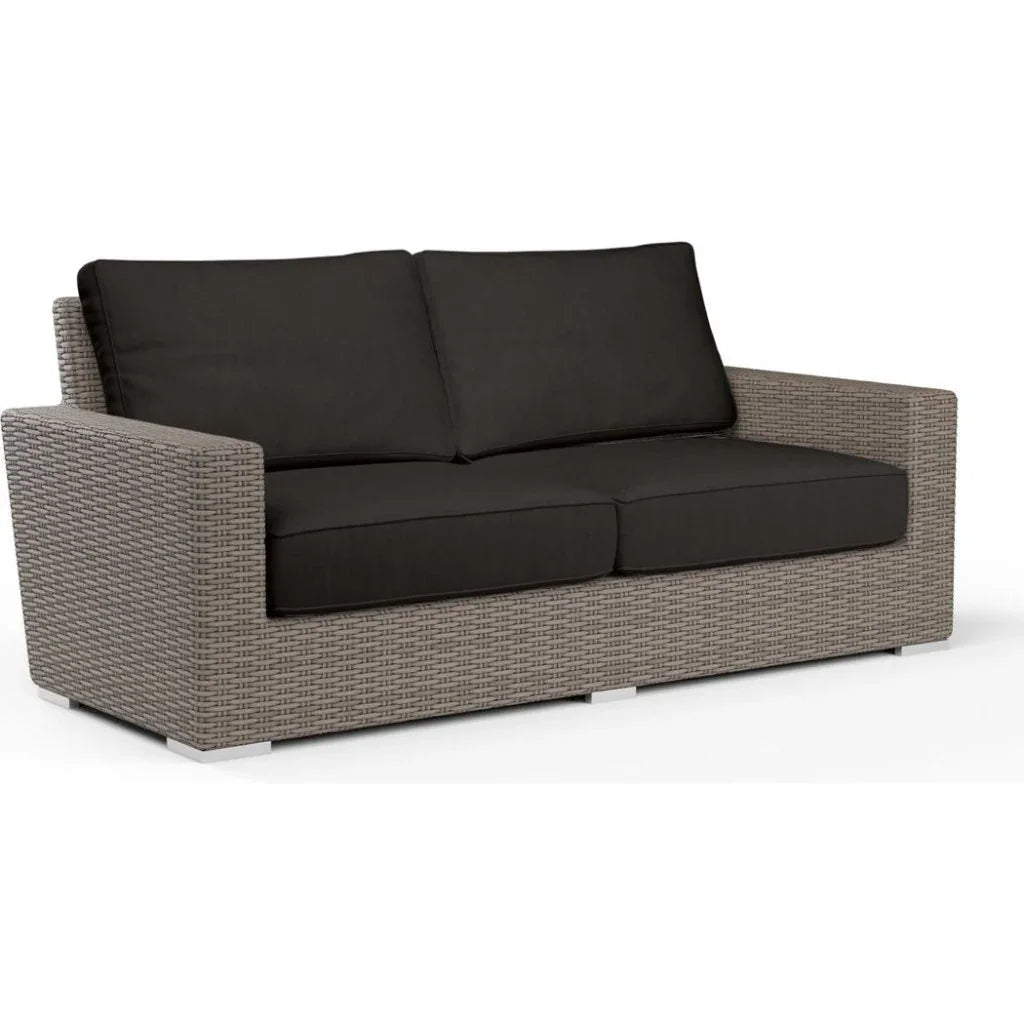 Coronado Sunbrella Outdoor Loveseat - LOOMLAN - Sunset West - Outdoor Sofas & Loveseats