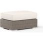 Coronado Sunbrella Outdoor Ottoman-Outdoor Ottomans-Sunset West-Canvas Natural-LOOMLAN