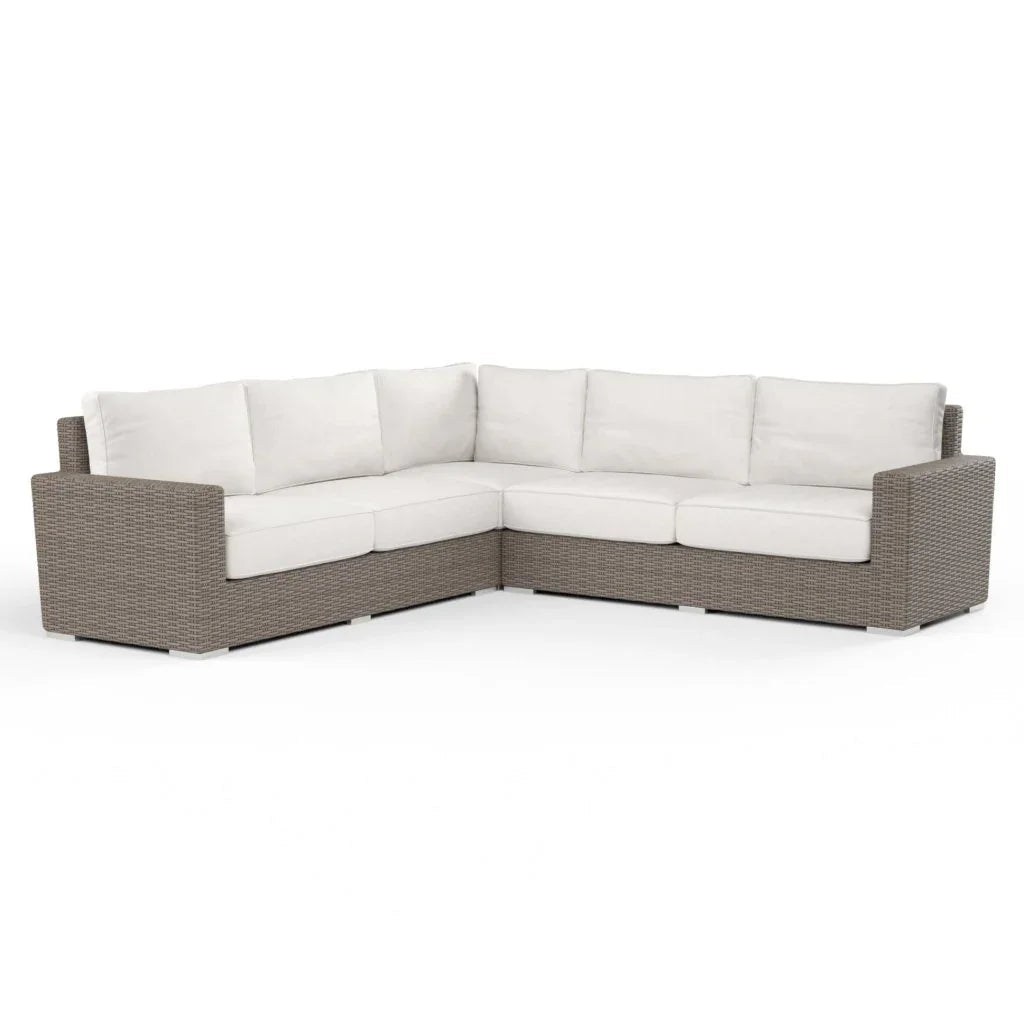 Coronado Sunbrella Outdoor Sectional Sofa - LOOMLAN - Sunset West - Outdoor Sofas & Loveseats
