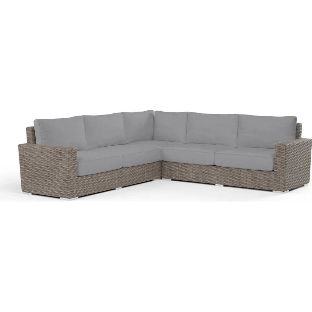 Coronado Sunbrella Outdoor Sectional Sofa - LOOMLAN - Sunset West - Outdoor Sofas & Loveseats