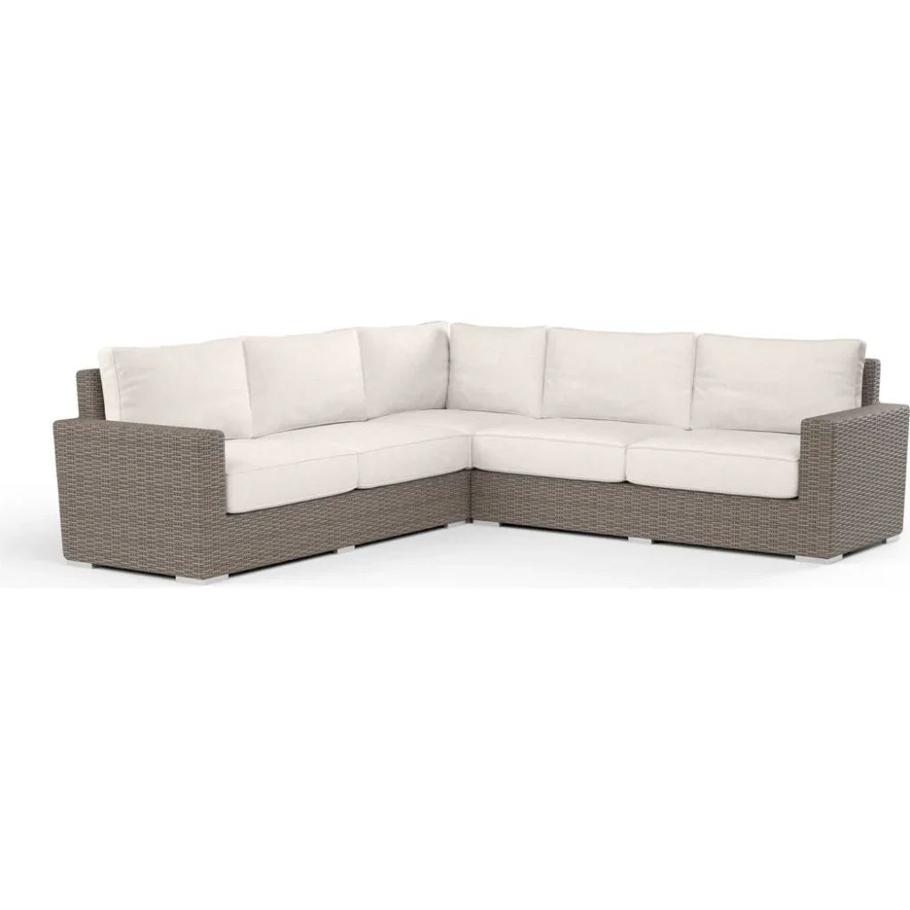 Coronado Sunbrella Outdoor Sectional Sofa - LOOMLAN - Sunset West - Outdoor Sofas & Loveseats