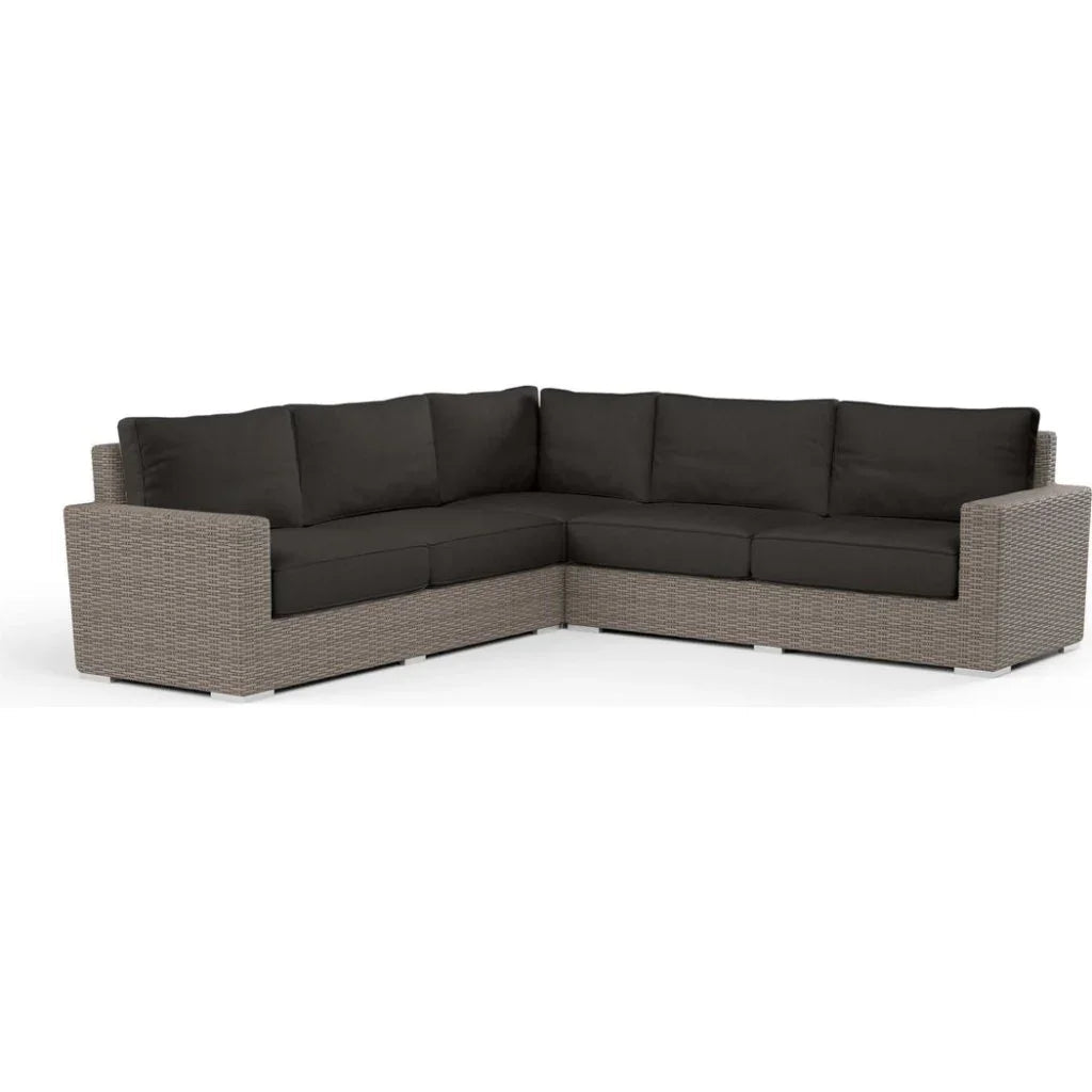 Coronado Sunbrella Outdoor Sectional Sofa - LOOMLAN - Sunset West - Outdoor Sofas & Loveseats