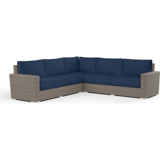 Coronado Sunbrella Outdoor Sectional Sofa - LOOMLAN - Sunset West - Outdoor Sofas & Loveseats