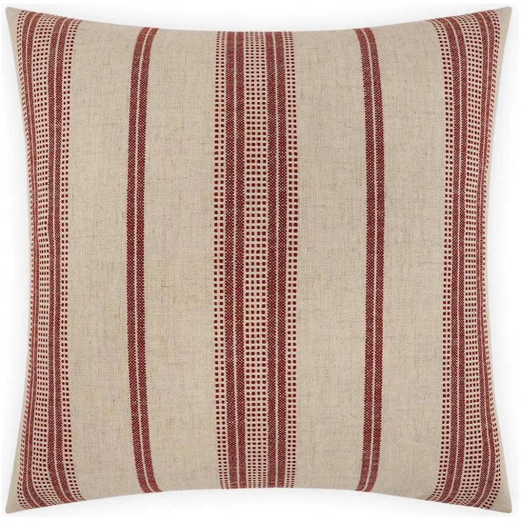 Correze Cayenne Red Throw Pillow With Insert - LOOMLAN - D.V. Kap - Throw Pillows