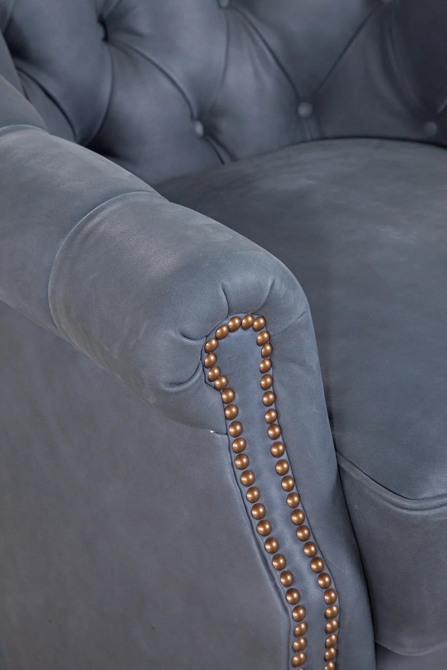 Corrine Leather Elegance Swivel Chair