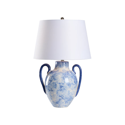 Corsini Blue Glaze Ceramic Table Lamp