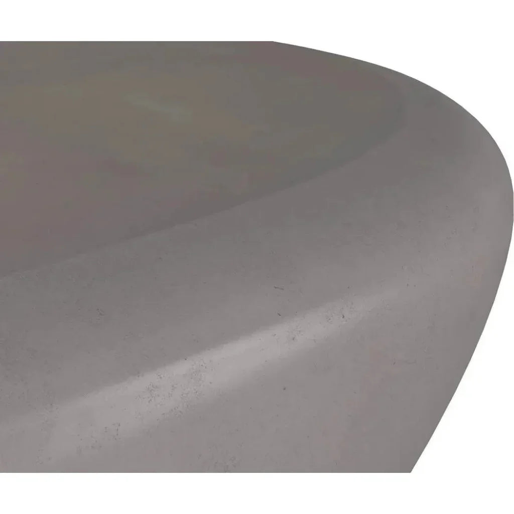 Corvo Concrete Outdoor Geometric Coffee Table-Outdoor Coffee Tables-SUNPAN-LOOMLAN