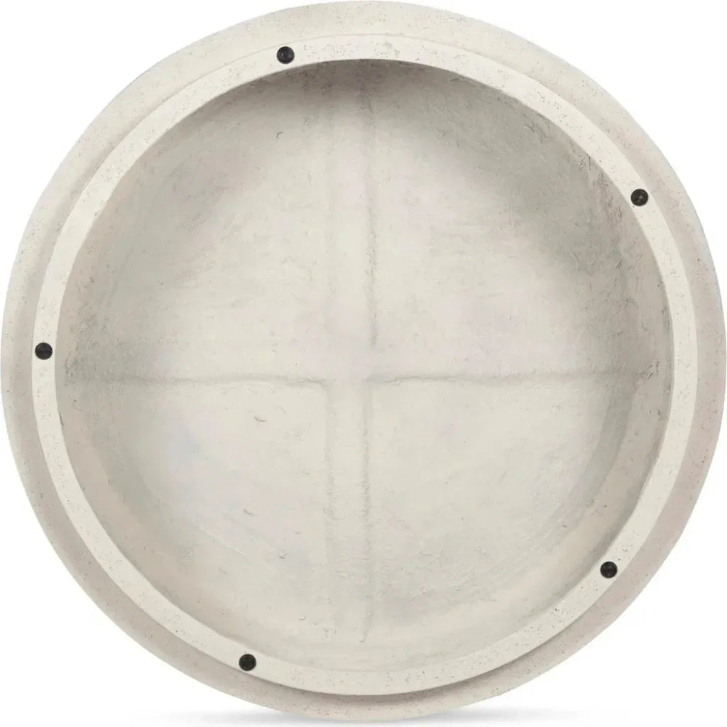 Cosmo Concrete Outdoor Round Coffee Table-Outdoor Coffee Tables-Moe's Home-LOOMLAN