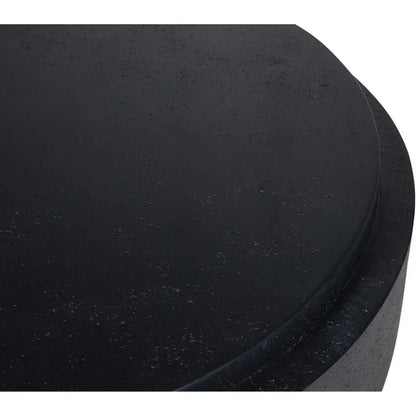 Cosmo Concrete Outdoor Round Coffee Table-Outdoor Coffee Tables-Moe's Home-LOOMLAN