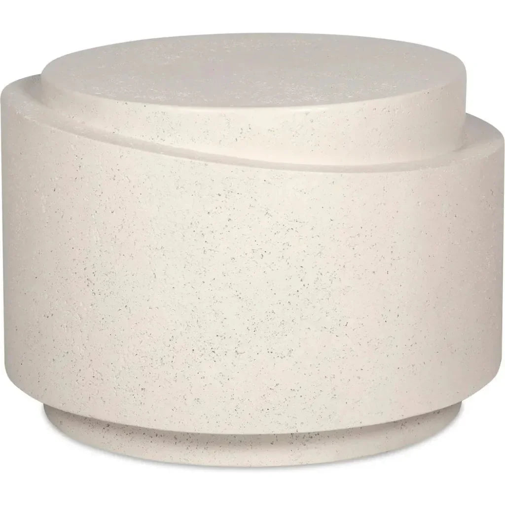 Cosmo Concrete & Stone Outdoor Round Accent Table - LOOMLAN - Moe's Home - Outdoor Side Tables