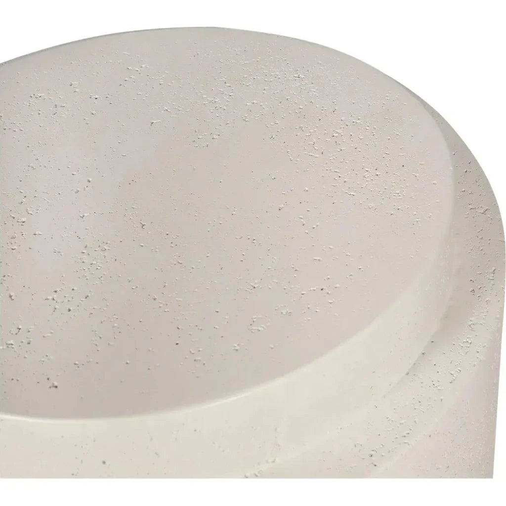 Cosmo Concrete & Stone Outdoor Round Accent Table - LOOMLAN - Moe's Home - Outdoor Side Tables