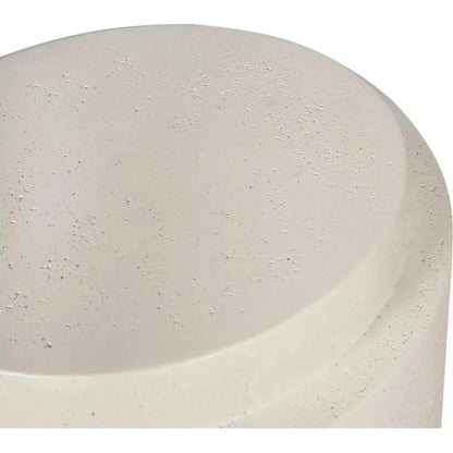 Cosmo Concrete & Stone Outdoor Round Accent Table - LOOMLAN - Moe's Home - Outdoor Side Tables