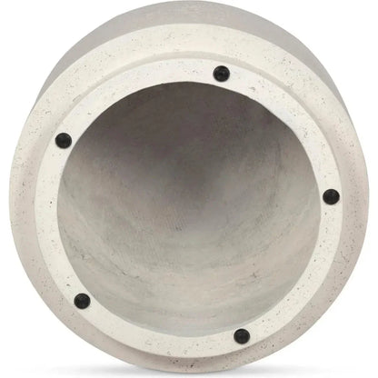 Cosmo Concrete & Stone Outdoor Round Accent Table - LOOMLAN - Moe's Home - Outdoor Side Tables