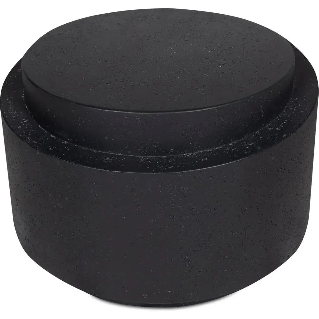 Cosmo Concrete & Stone Outdoor Round Accent Table - LOOMLAN - Moe's Home - Outdoor Side Tables