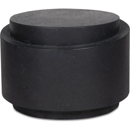 Cosmo Concrete & Stone Outdoor Round Accent Table - LOOMLAN - Moe's Home - Outdoor Side Tables