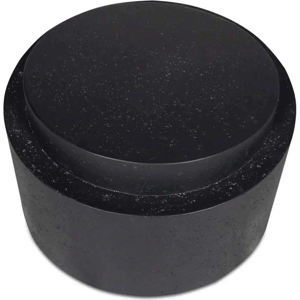 Cosmo Concrete & Stone Outdoor Round Accent Table - LOOMLAN - Moe's Home - Outdoor Side Tables