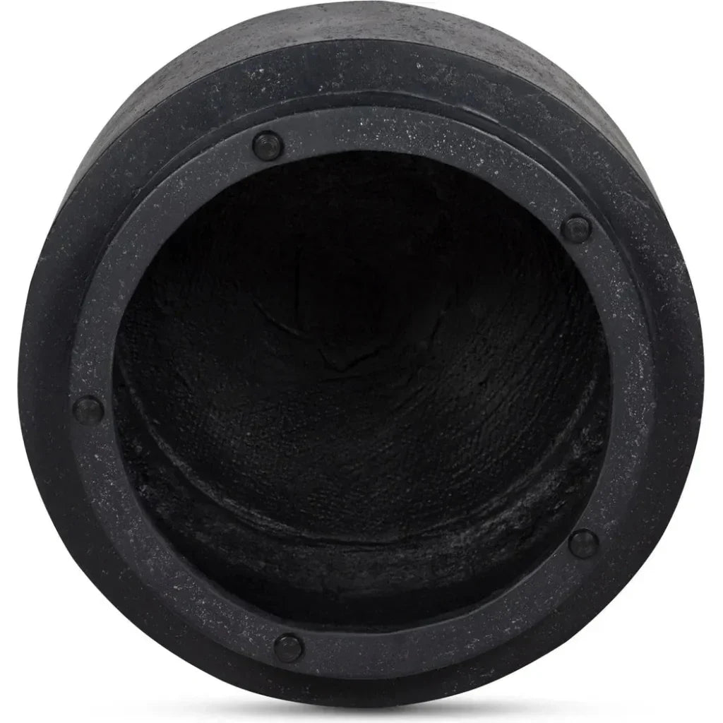 Cosmo Concrete & Stone Outdoor Round Accent Table - LOOMLAN - Moe's Home - Outdoor Side Tables