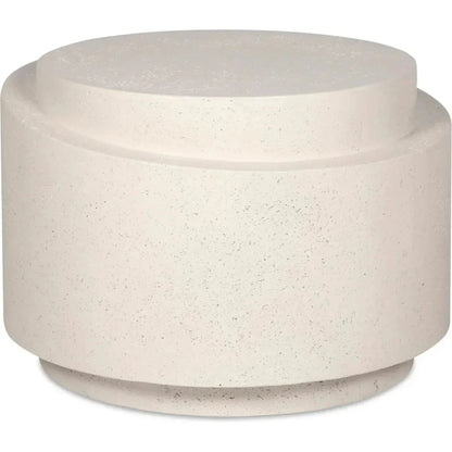 Cosmo Concrete & Stone Outdoor Round Accent Table - LOOMLAN - Moe's Home - Outdoor Side Tables