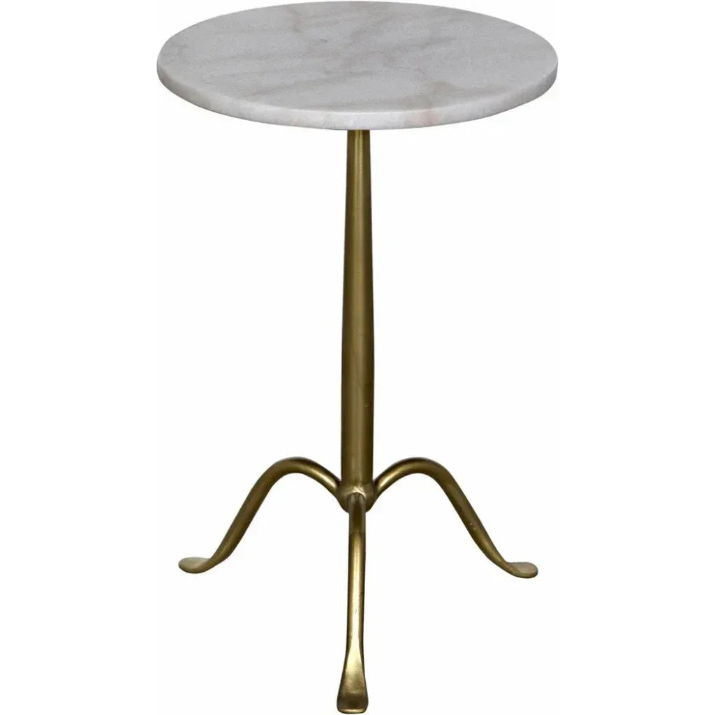 Cosmopolitan Round Marble Top Side Table