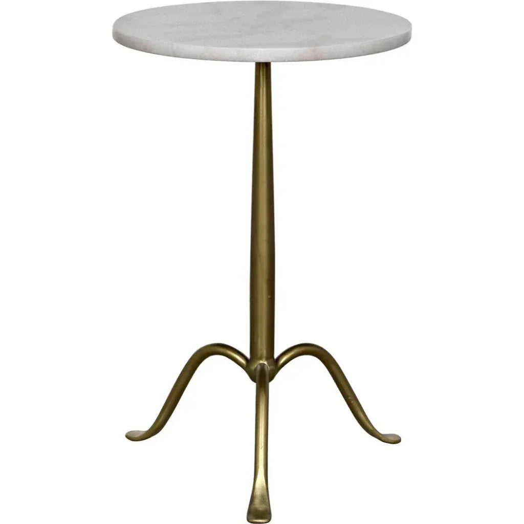 Cosmopolitan Round Marble Top Side Table