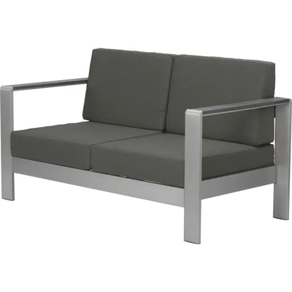 Cosmopolitan Sofa Gray - LOOMLAN - Zuo Modern - Outdoor Sofas & Loveseats