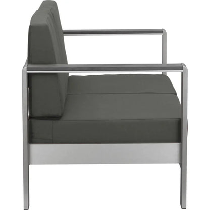 Cosmopolitan Sofa Gray - LOOMLAN - Zuo Modern - Outdoor Sofas & Loveseats