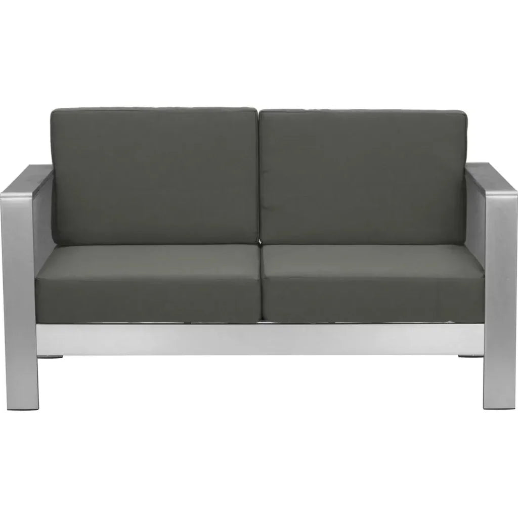 Cosmopolitan Sofa Gray - LOOMLAN - Zuo Modern - Outdoor Sofas & Loveseats