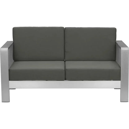 Cosmopolitan Sofa Gray - LOOMLAN - Zuo Modern - Outdoor Sofas & Loveseats