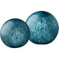 Cosmos Hand Blow Glass Balls (Set of 2) - LOOMLAN - Jamie Young - Statues & Sculptures