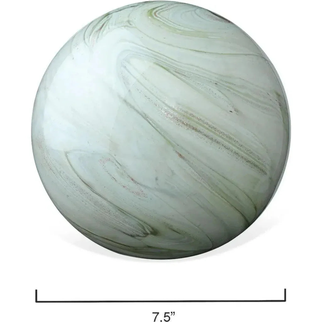 Cosmos Hand Blow Glass Balls (Set of 2) - LOOMLAN - Jamie Young - Statues & Sculptures