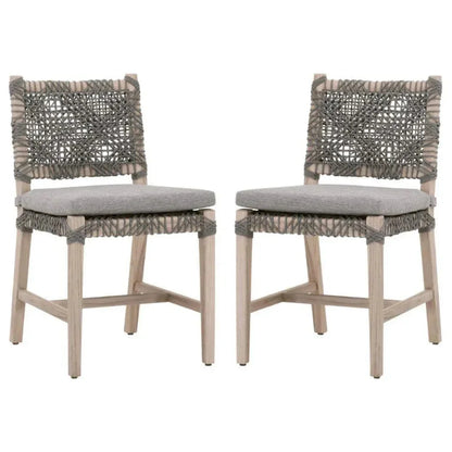 Costa Outdoor Dining Chair 2PC-Outdoor Dining Chairs-Essentials For Living-LOOMLAN