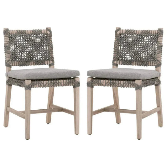 Costa Outdoor Dining Chair 2PC-Outdoor Dining Chairs-Essentials For Living-LOOMLAN