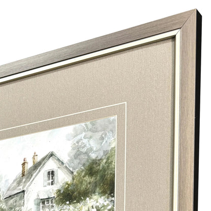 Cottage Garden Green Framed Wall Art 4PC