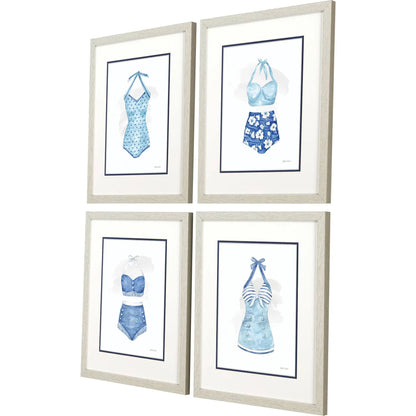 Cottage at the Cape Framed Wall Art 4PC