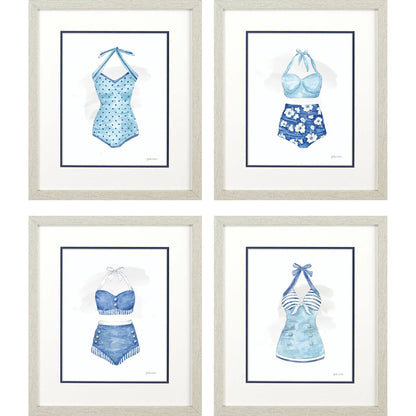 Cottage at the Cape Framed Wall Art 4PC