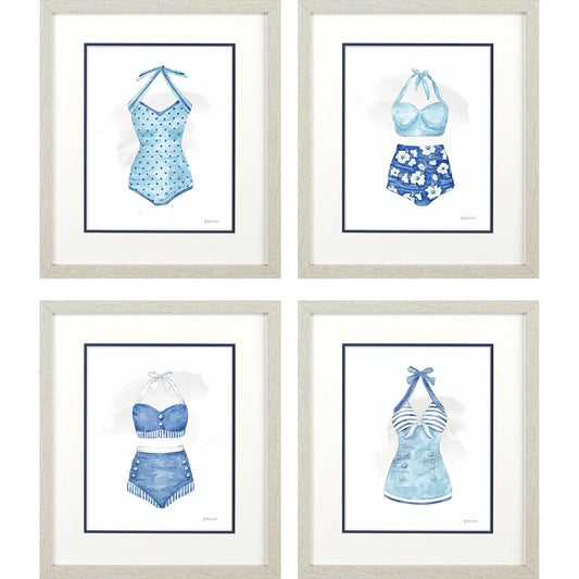 Cottage at the Cape Framed Wall Art 4PC