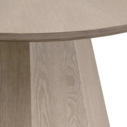 Coulter Pedestal Base Round Dining Table-Dining Tables-Essentials For Living-LOOMLAN