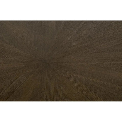 Coulter Round Brown Ash Dining Table-Dining Tables-Essentials For Living-LOOMLAN