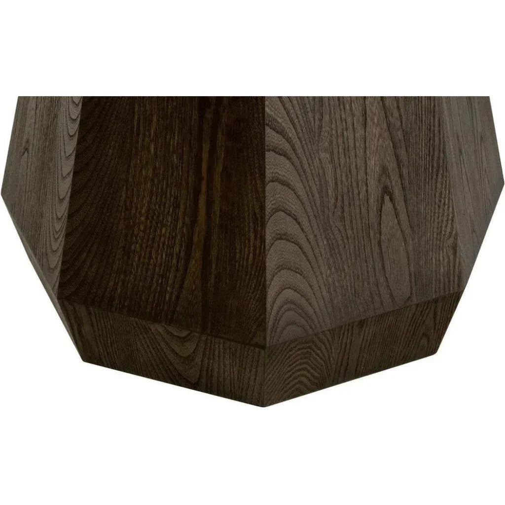 Coulter Round Dining Table Brown Ash-Dining Tables-Essentials For Living-LOOMLAN