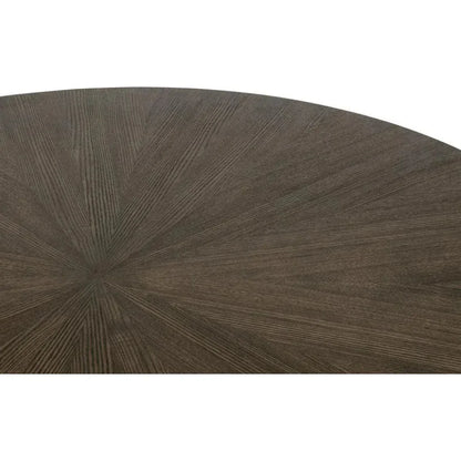 Coulter Round Dining Table Brown Ash-Dining Tables-Essentials For Living-LOOMLAN
