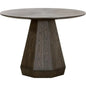 Coulter Round Dining Table Brown Ash-Dining Tables-Essentials For Living-LOOMLAN