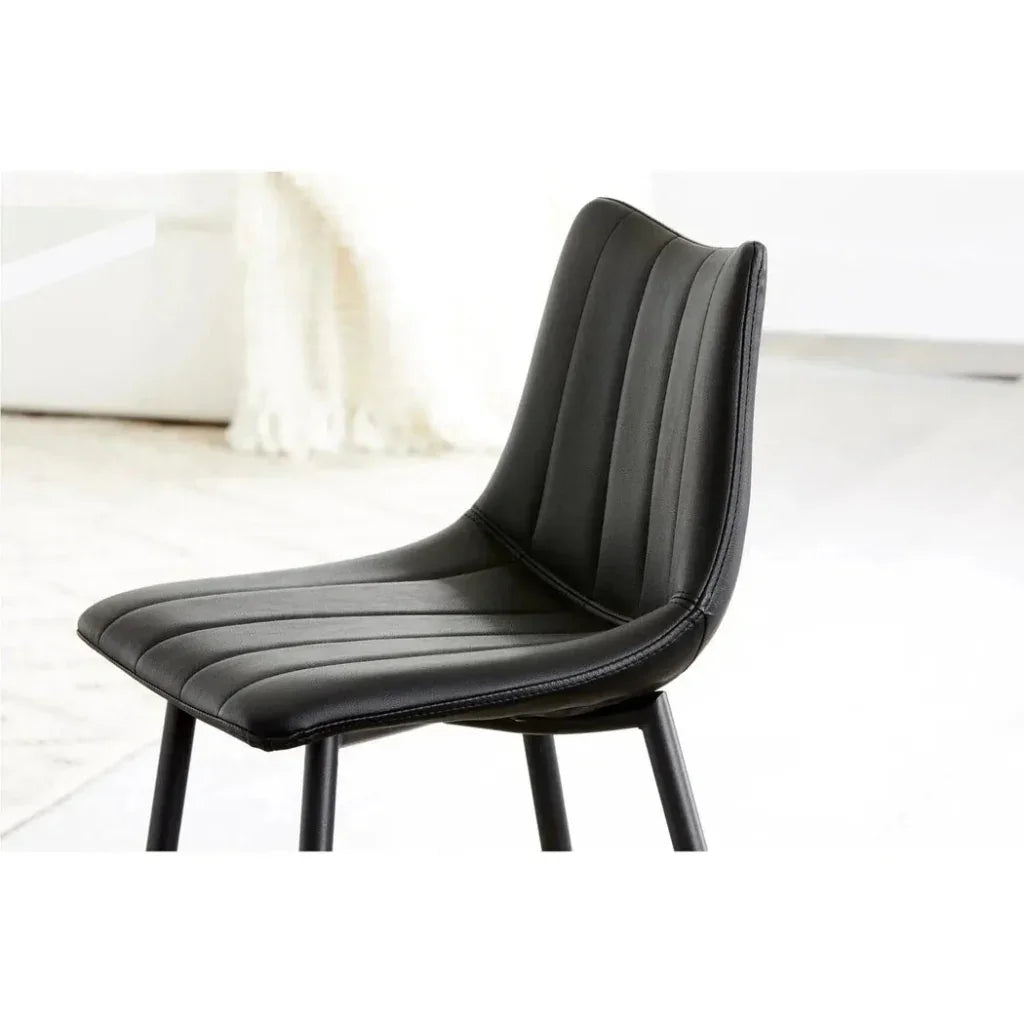 Counter Stool Black Set Black Contemporary - LOOMLAN - Moe's Home - Counter Stools